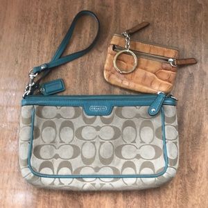 Coach Wristlet and Dooney & Bourke Coin Purse